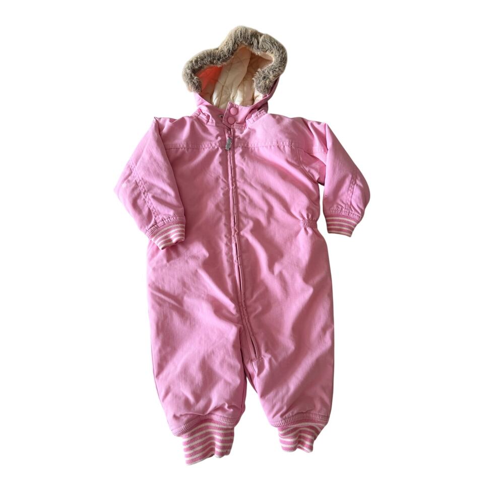 Hanna Andersson Pink Bunting Snowsuit – Baby/Toddler 70 6-12 months